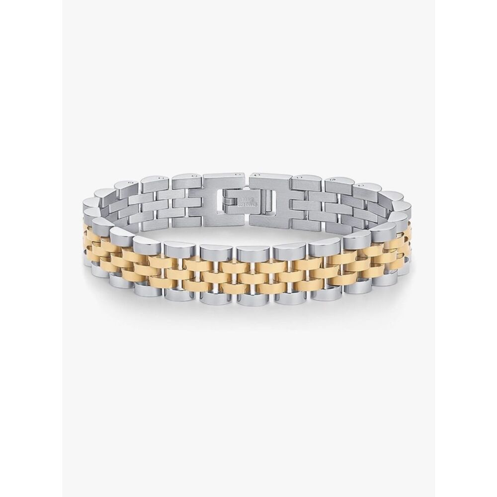NEW 14K Gold Plated Waterproof Strap Chain Bracelet